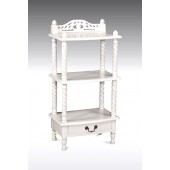 Barley Twist Stand in French White